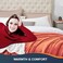 Walensee Sherpa Fleece Blanket Twin Size 60x80 Coral Plush Throw Fuzzy Super Soft Reversible Microfiber Flannel Blankets for Couch Bed Sofa Ultra Luxurious Warm and Cozy for All Seasons