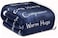 WOLF CREEK BLANKET Compassion Blanket Brand Strength Courage Super Soft Warm Hugs Get Well Gift Blanket Plush Healing Thoughts Positive Energy Love Hope Blue 50 x 65 Sherpa