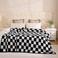 YIRUIO Checkered Knit Throw Blanket Ultra Soft Microfiber ReversibleFluffy Fuzzy Cozy Throw for BedSofa Couch Home Decor Gift Black