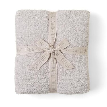 Barefoot Dreams CozyChic Throw Stone 54x72
