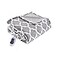 Beautyrest Ogee Printed Plush Electric Blanket for Cold Weather Fast Heating Auto Shut Off Virtually Zero EMF Multi Heat Setting UL Certified Machine Washable Grey Oversized Throw 60x70