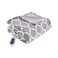 Beautyrest Ogee Printed Plush Electric Blanket for Cold Weather Fast Heating Auto Shut Off Virtually Zero EMF Multi Heat Setting UL Certified Machine Washable Grey Oversized Throw 60x70