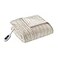 Beautyrest Duke Blanket Luxury Oversize Electric Throw Premium Soft Cozy Brushed Long Faux Fur for Bed Couch with 3 Heat Setting Controller Auto ShutOff Function Champagne 50 in x 70 in