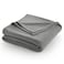 Martex FullQueen Size Fleece Blanket Comfy Supersoft Fleece Blanket Full Size AllSeason Light Weight Throw Blanket Luxuriously Soft Throw Blanket for Couch and Sofa Machine Wash Gray