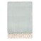Sferra Celine Herringbone 100 Cotton Throw Blanket Slate Blue