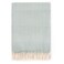 Sferra Celine Herringbone 100 Cotton Throw Blanket Slate Blue