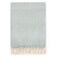 Sferra Celine Herringbone 100 Cotton Throw Blanket Slate Blue