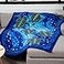 Dawhud Direct Sea Turtle Fleece Blanket for Bed 50x60 Inches Super Soft Plush Ocean Blanket Queen Size