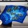 Dawhud Direct Sea Turtle Fleece Blanket for Bed 50x60 Inches Super Soft Plush Ocean Blanket Queen Size