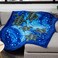 Dawhud Direct Sea Turtle Fleece Blanket for Bed 50x60 Inches Super Soft Plush Ocean Blanket Queen Size