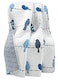 Lush Decor Rowley Birds Reversible Throw Blanket 50 W x 60 L Navy Throw Blankets for Bed Couch Blanket Farmhouse Throw Blanket for Couch