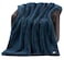 UGG Euphoria Faux Fur Throw Blanket Soft Warm Throw Blankets for Couch or Bed Luxury Bedroom Decor Giftable Fuzzy Blankets Machine Washable 50inch x 70inch Indigo Blue