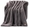 UGG Euphoria Faux Fur Throw Blanket Oversized Soft Throw for Bed or Couch Luxury Bedroom Decor Plush Blankets Machine Washable 50inch x 70inch Charcoal Grey