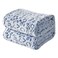 FY FIBER HOUSE Flannel Fleece Throw Microfiber Blanket with 3D Cheetah Print90X90Blue