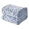 FY FIBER HOUSE Flannel Fleece Throw Microfiber Blanket with 3D Cheetah Print90X90Blue