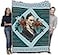 Pure Country Weavers Frida Kahlo Frida Profile Blanket Gift Tapestry Throw Woven from Cotton Made in the USA 72x54