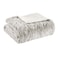 Madison Park Zuri Soft Plush Luxury Oversized Faux Fur Throw Animal Stripes Design Faux Mink On The Reverse Modern All Seasons Blanket for Bed Sofa Couch Office Snow Leopard 60x70