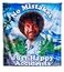 Calhoun Officially Licensed Bob Ross No Mistakes Just Happy Accidents Plush Throw Blanket