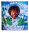 Calhoun Officially Licensed Bob Ross No Mistakes Just Happy Accidents Plush Throw Blanket