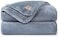 UGG Whitecap Fleece Throw Blanket Plush Cozy Throw for Couch or Bed Luxury Home Decor for Living Room Ultra Soft Blankets Machine Washable 50inch x 70inch Denim Blue
