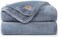 UGG Whitecap Fleece Throw Blanket Plush Cozy Throw for Couch or Bed Luxury Home Decor for Living Room Ultra Soft Blankets Machine Washable 50inch x 70inch Denim Blue