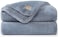UGG Whitecap Fleece Throw Blanket Plush Cozy Throw for Couch or Bed Luxury Home Decor for Living Room Ultra Soft Blankets Machine Washable 50inch x 70inch Denim Blue