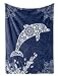 InnoBeta Dolphin Gift Flannel Plush Throw Blanket 50 x 65 inches