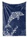 InnoBeta Dolphin Gift Flannel Plush Throw Blanket 50 x 65 inches