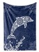 InnoBeta Dolphin Gift Flannel Plush Throw Blanket 50 x 65 inches