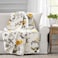 Lush Decor Penrose Floral Throw Blanket 60 x 50 Yellow and Gray