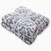 MH MYLUNE HOME Ultra Soft Leopard Throw Blanket 50x60 inches Microfiber Blanket Plush Warm Reversible Cheetah Blanket Snow Leopard Pattern Throw for Couch Bed Sofa White Gray 50x60
