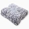 MH MYLUNE HOME Ultra Soft Leopard Throw Blanket 50x60 inches Microfiber Blanket Plush Warm Reversible Cheetah Blanket Snow Leopard Pattern Throw for Couch Bed Sofa White Gray 50x60