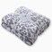 MH MYLUNE HOME Ultra Soft Leopard Throw Blanket 50x60 inches Microfiber Blanket Plush Warm Reversible Cheetah Blanket Snow Leopard Pattern Throw for Couch Bed Sofa White Gray 50x60