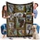 TONGRUIQ Koala Blanket Fleece Throw Blanket for Couch Super Soft Cozy Bed Blanket Lightweight Plush Fuzzy Lap Blankets and Throws for Sofa 50 x 60 Inch Gift for Animal Lover