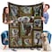 TONGRUIQ Koala Blanket Fleece Throw Blanket for Couch Super Soft Cozy Bed Blanket Lightweight Plush Fuzzy Lap Blankets and Throws for Sofa 50 x 60 Inch Gift for Animal Lover