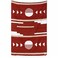 Laguna Beach Maroon and Tan Mexican Blanket by Textile Co Beach Yoga Camping or Decorative Throw Blanket Traditional Handmade Serape Brick Sol