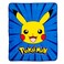 Northwest NORTHWEST Pokemon Silk Touch Throw Blanket 46 x 60 Burst Pika
