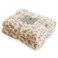 MH MYLUNE HOME Large Soft Micro Plush Leopard Blanket 71x78 inches Khaki Warm Reversible Cheetah Blanket Leopard Pattern Throw for Couch Bed Sofa