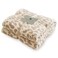 MH MYLUNE HOME Large Soft Micro Plush Leopard Blanket 71x78 inches Khaki Warm Reversible Cheetah Blanket Leopard Pattern Throw for Couch Bed Sofa
