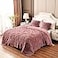 YUSOKI Pink King Faux Fur Blanket2 Layers90x104Without Pillows Big Soft Plush Fuzzy Large Warm Fluffy Blanket for Bed