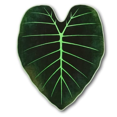 Green Philosophy Co Giant Leaf Blanket Regal Shield Inspired Leaf Design Large Soft Warm Cozy Throw for Living Room Couch Sofa Bed Perfect for Plant Lovers