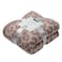 bearberry Fuzzy Leopard Knitted Throw Blanket Soft Cozy Warm Microfiber Blanket for Couch Sofa Bed Travel LinenWarm Gray 51x70
