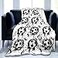EQWQV Soccer Blanket Throw Soccer Ball Blankets Soft Lightweight Flannel Warm Cozy Football Blanket Gifts for Sport Fans Kids Adults 50X40