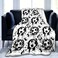 EQWQV Soccer Blanket Throw Soccer Ball Blankets Soft Lightweight Flannel Warm Cozy Football Blanket Gifts for Sport Fans Kids Adults 50X40