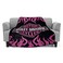 Elegant Comfort Ultra Soft FullQueen Throw Blanket Reversible Flannel Cozy and Plush All Season Lightweight Decorative Blanket Harley Davidson Pink