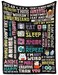 Huglanket Anime Gifts Throw Blanket Japan Japanese Kawaii Gift Eat 50 x 65
