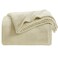 KMUSET Super Soft Throw Blanket Premium Silky Flannel Fleece Throw Size Beige Microfiber Lightweight Blanket All Season Use
