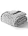 YnM Chunky Throw Blanket Hand Knitted with Chenille Yarn Skin Friendly Ventilated and Breathable Machine Washable Home Dcor Piece for Couch Sofa and Bed Glacier Grey 50x60 Inch