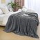 Aganear Blanket King Size Lightweight Portable Fuzzy Cozy Soft for Couch Sofa Bed Office Breathable SkinFriendly for All Season Accessories 108x90 Gray