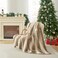 Cozy Bliss Luxury Faux Fur Throw Blanket Animal Striped Print Non Shedding Double Sided Sherpa Blankets Super Soft Fluffy Thick Warm Throws Home Decor for Couch Bed Sofa Women Brown 60x80 Inches
